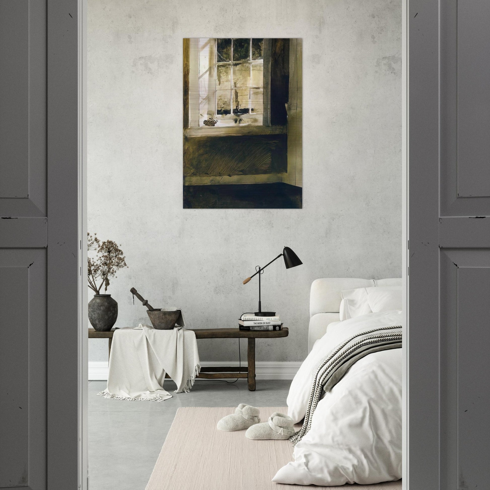 GROUNDHOG DAY 4 - Andrew Wyeth Brushed Aluminum Print - 70x100 cm / 28x40 inches | Andrew Wyeth Aluminum Print | Andrew Wyeth Prints