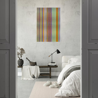 Graf Zeppelin - 1969 - Gene Davis Brushed Aluminum Print - 70x100 cm / 28x40 inches | Gene Davis Aluminum Print | Gene Davis Prints