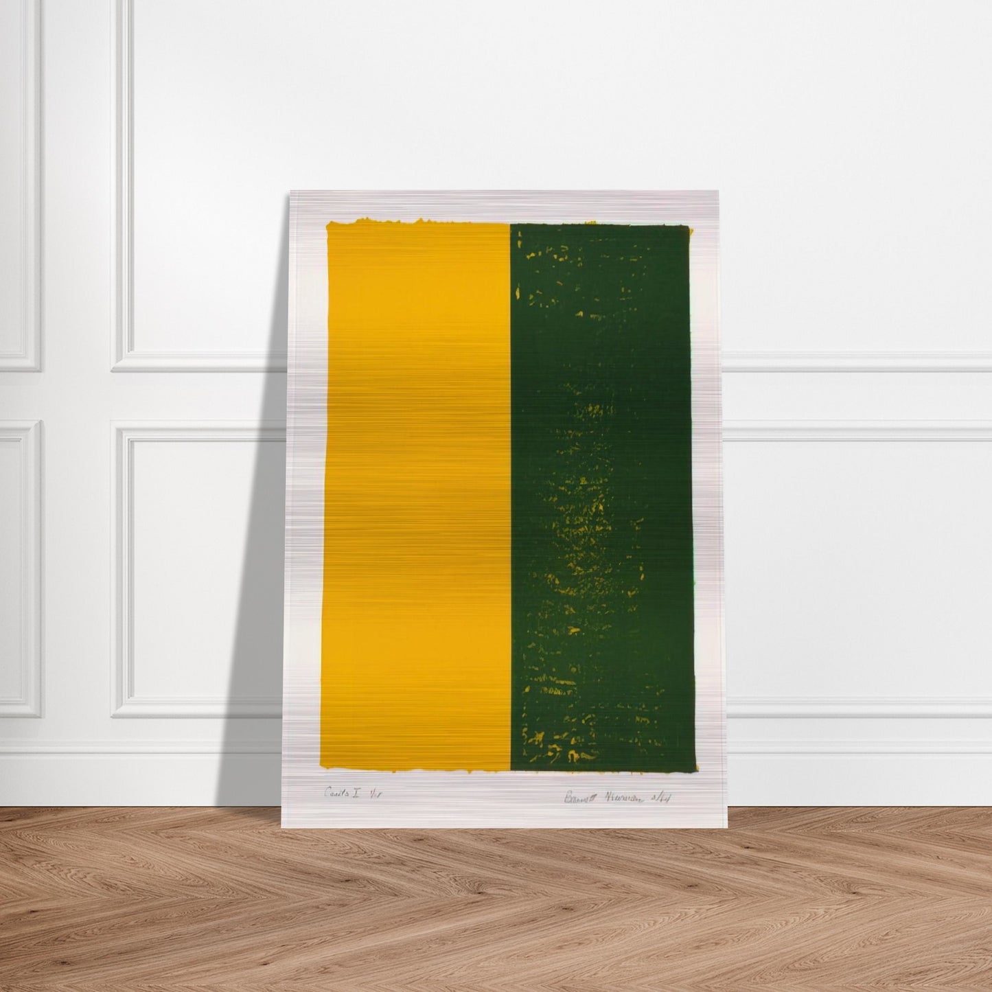 Canto X - Barnett Newman Brushed Aluminum Print - 70x100 cm / 28x40 inches | Barnett Newman Aluminum Print | Barnett Newman Prints