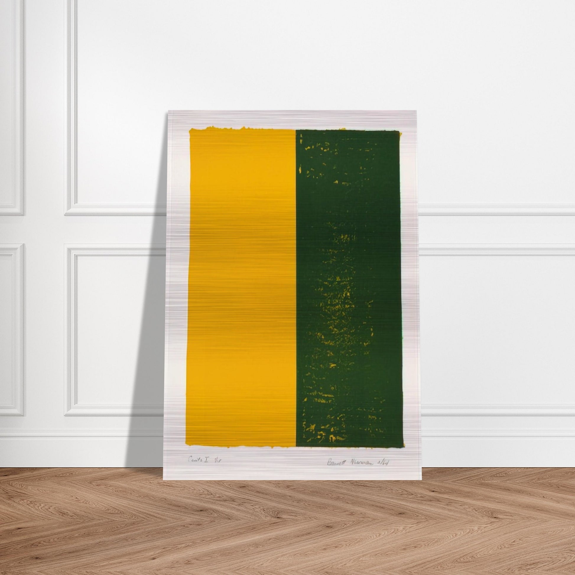 Canto X - Barnett Newman Brushed Aluminum Print - 70x100 cm / 28x40 inches | Barnett Newman Aluminum Print | Barnett Newman Prints