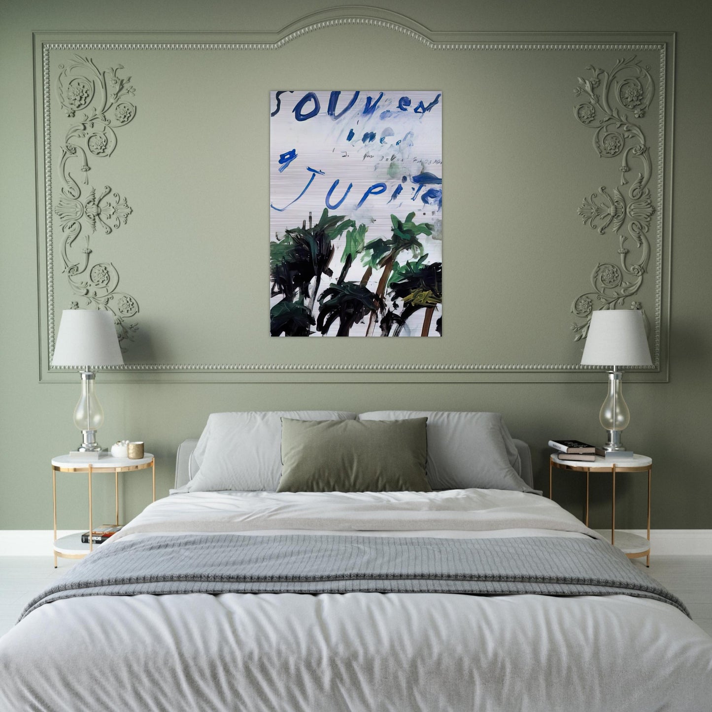 Souvenir - Cy Twombly Brushed Aluminum Print - 70x100 cm / 28x40 inches | Cy Twombly Aluminum Print | Cy Twombly Prints