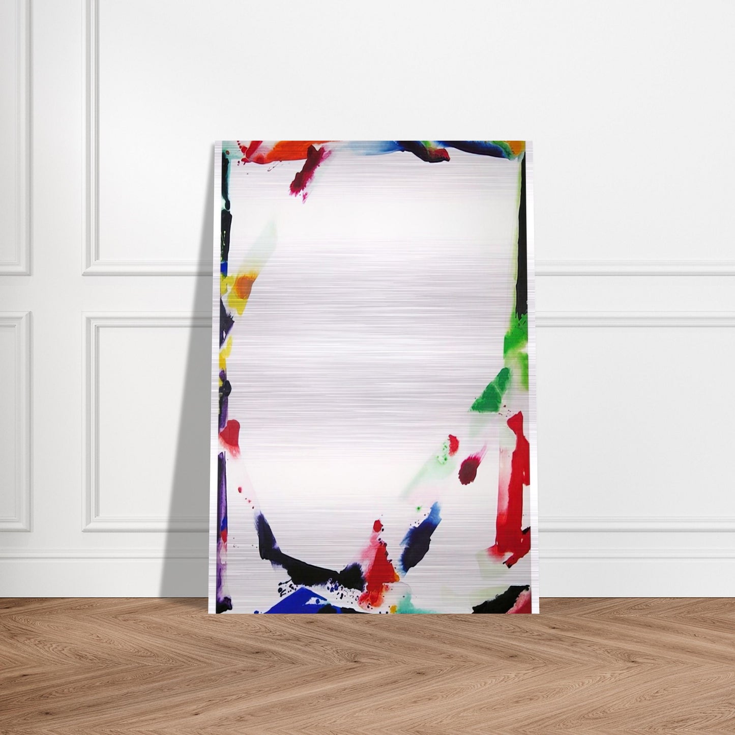 Her Blue Surround  SFP71-18  - Sam Francis Brushed Aluminum Print - 70x100 cm / 28x40 inches | Sam Francis Aluminum Print | Sam Francis Prints