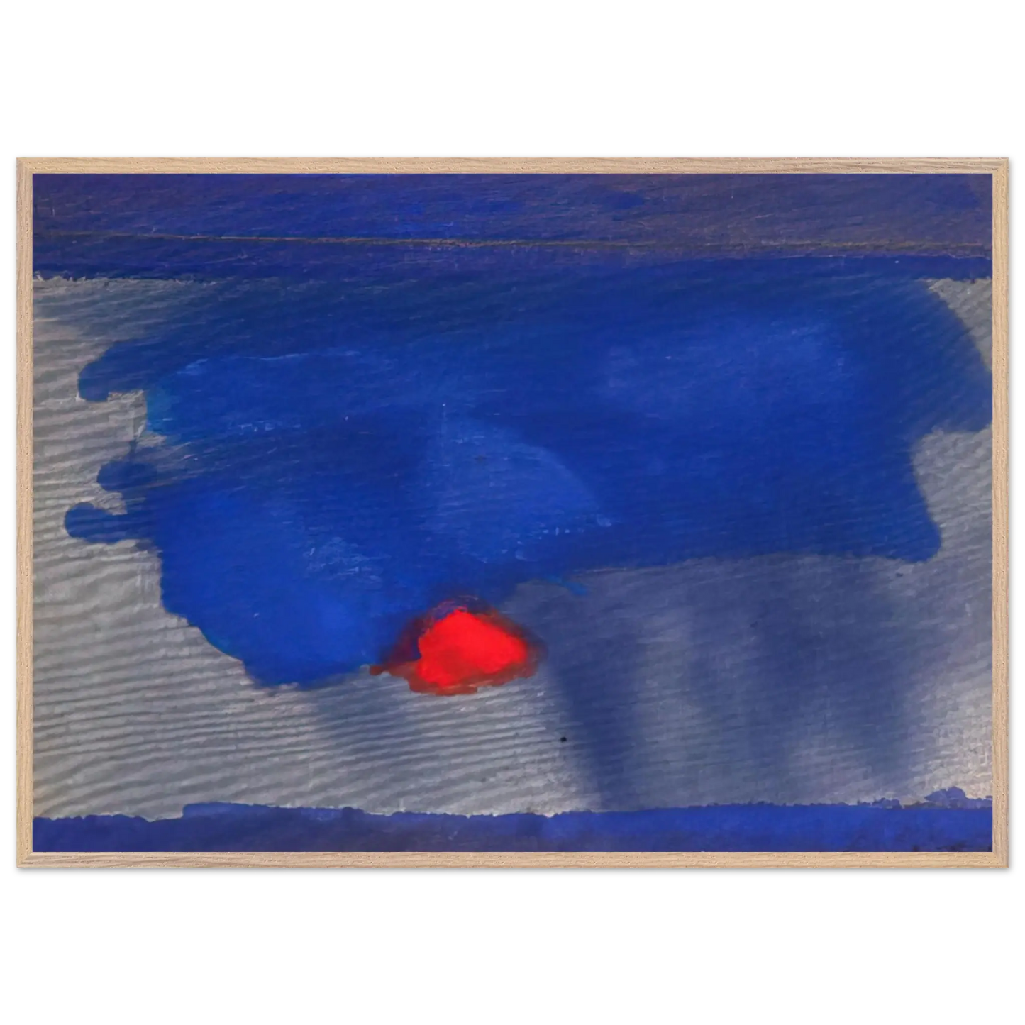 Helen Frankenthaler - Provincetown - 1964 Wall art - 30x40 cm / 12x16 Inches - Premium Wooden Framed Poster With Fine Art Paper - Black frame