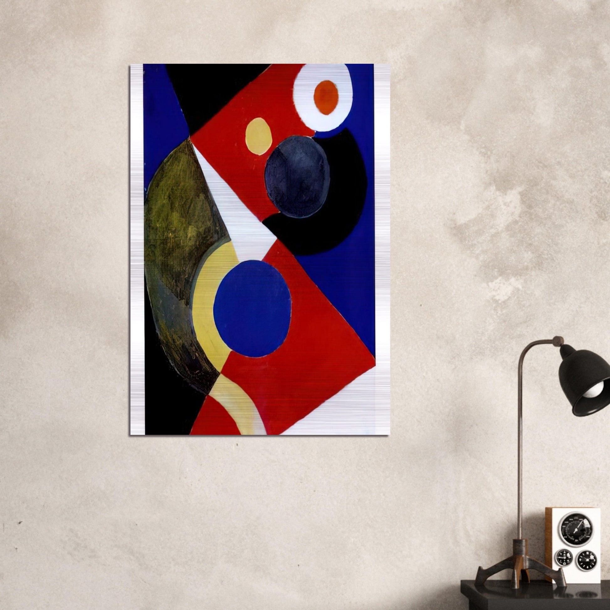 RHYTHM COLOUR 2 - Sonia Delaunay Brushed Aluminum Print - 70x100 cm / 28x40 inches | Sonia Delaunay Aluminum Print | Sonia Delaunay Prints