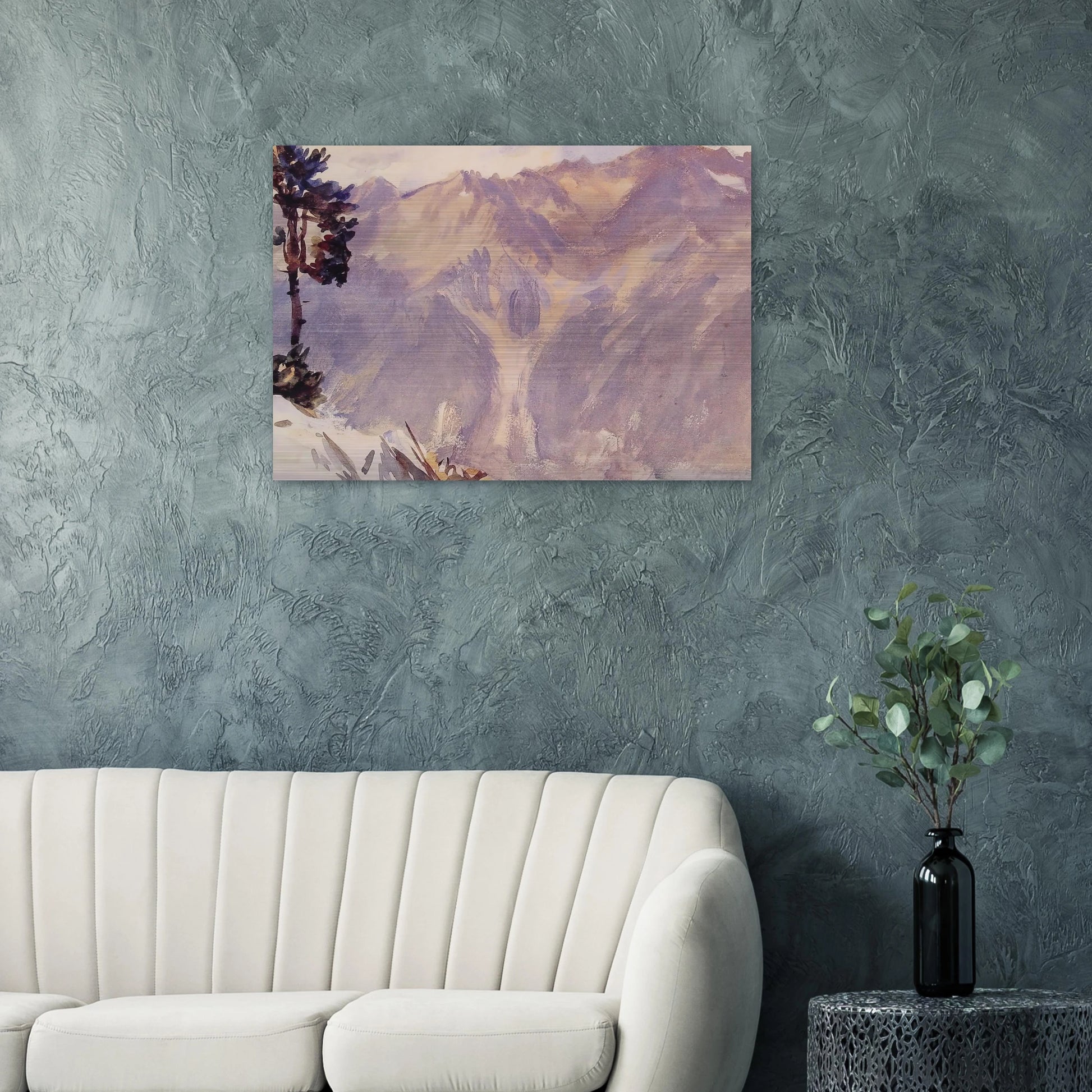 The Tyrol - John Singer Sargent Brushed Aluminum Print - 70x100 cm / 28x40 inches | John Singer Sargent Aluminum Print | John Singer Sargent Prints