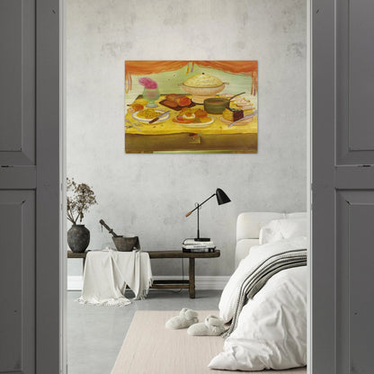 STILL LIFE - Fernando Botero Brushed Aluminum Print - 70x100 cm / 28x40 inches | Fernando Botero Aluminum Print | Fernando Botero Prints