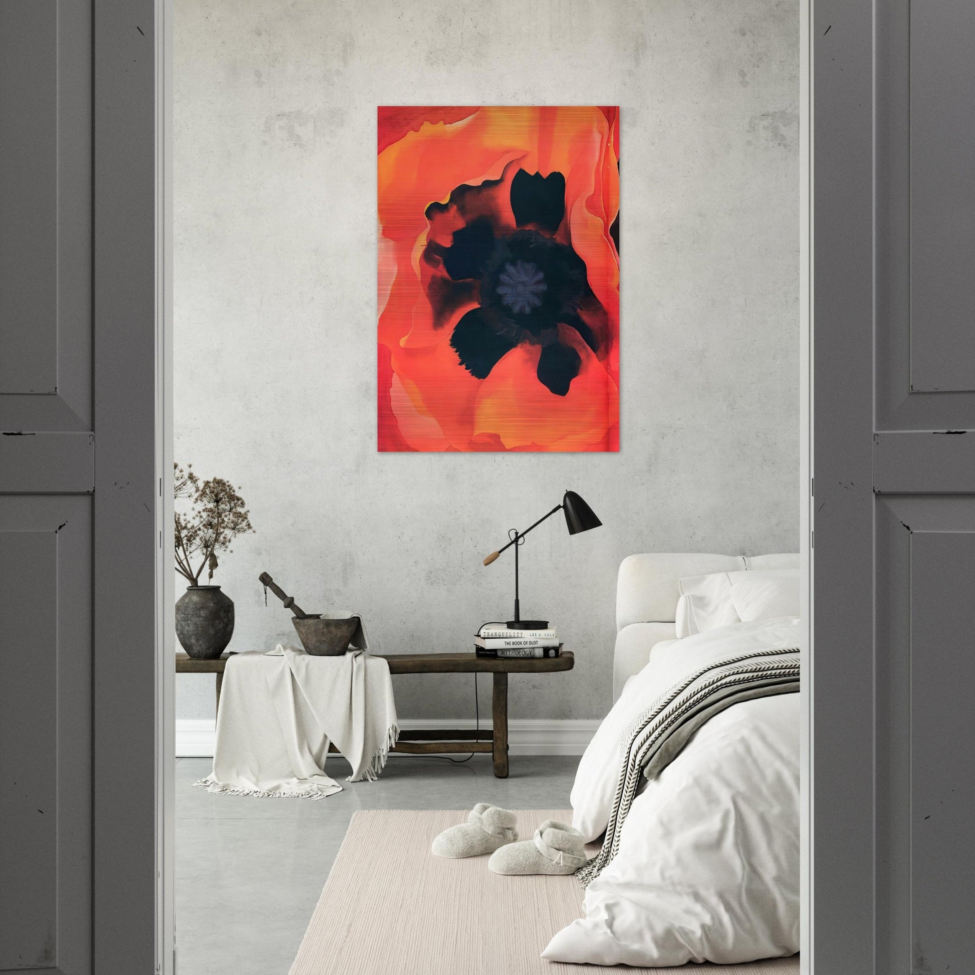 Poppy 2 - Georgia O'Keeffe Brushed Aluminum Print - 70x100 cm / 28x40 inches | Georgia O'Keeffe Aluminum Print | Georgia O'Keeffe Prints
