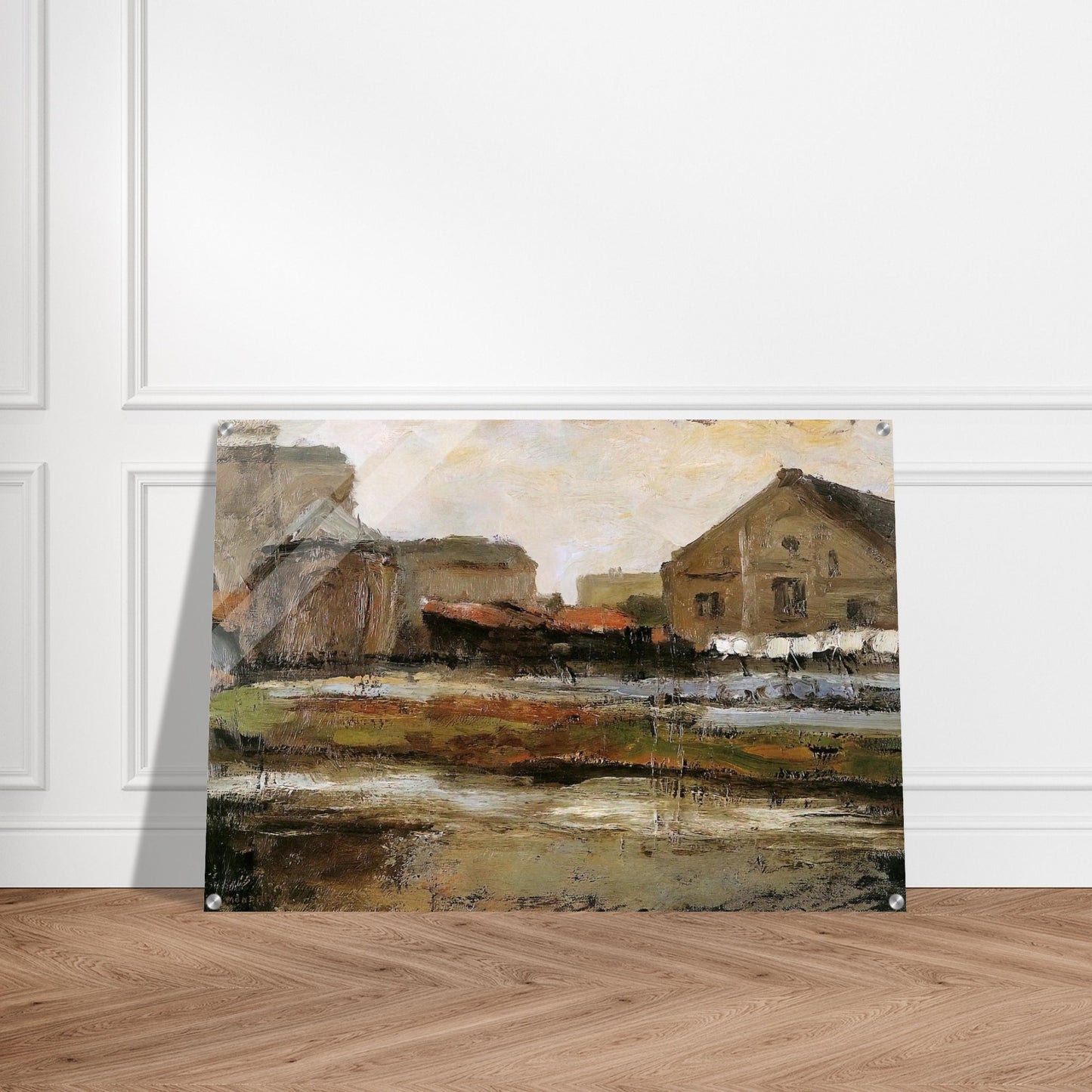 Schinkelbuurtje Sun - Piet Mondrian Acrylic Print - 70x100 cm / 28x40″ inches | Piet Mondrian Wall Art | Piet Mondrian Prints
