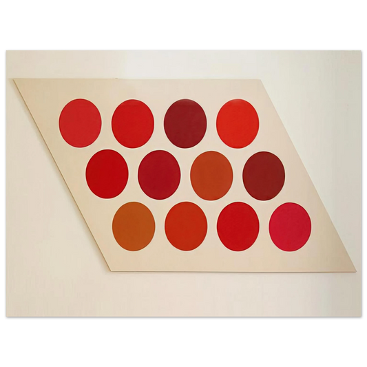 Thomas Downing - Red Twelve - 1965  75x100 cm / 30x40inches Fine Art Poster