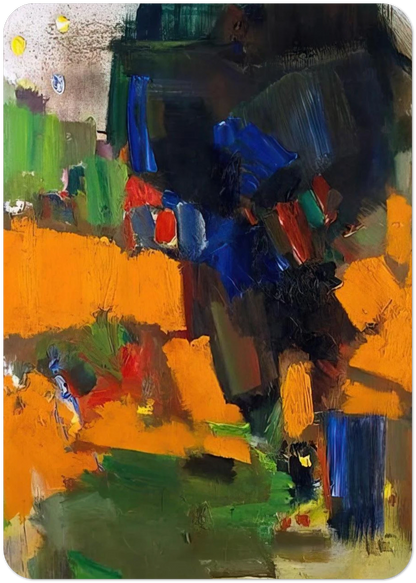 Deep Within the Ravine By Hans Hofmann Pack of 10 Post Cards | Hans Hofmann Post Cards | A6 (10.5 x 14.8 cm) - 4.1 x 5.8 inches