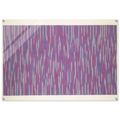Red Picnic - 1984 - Gene Davis Acrylic Print - 70x100 cm / 28x40″ inches