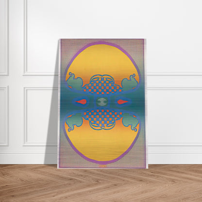 1 2 3 INFINITY THE CONTEMPORARIES 1967 - Peter Max Brushed Aluminum Print - 70x100 cm / 28x40 inches | Peter Max Aluminum Print | Peter Max Prints