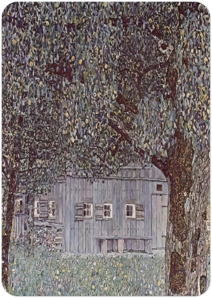 FARMHOUSE IN UPPER AUSTRIA 1912 By Gustav Klimt Pack of 10 Post Cards | Gustav Klimt Post Cards | A6 (10.5 x 14.8 cm) - 4.1 x 5.8 inches