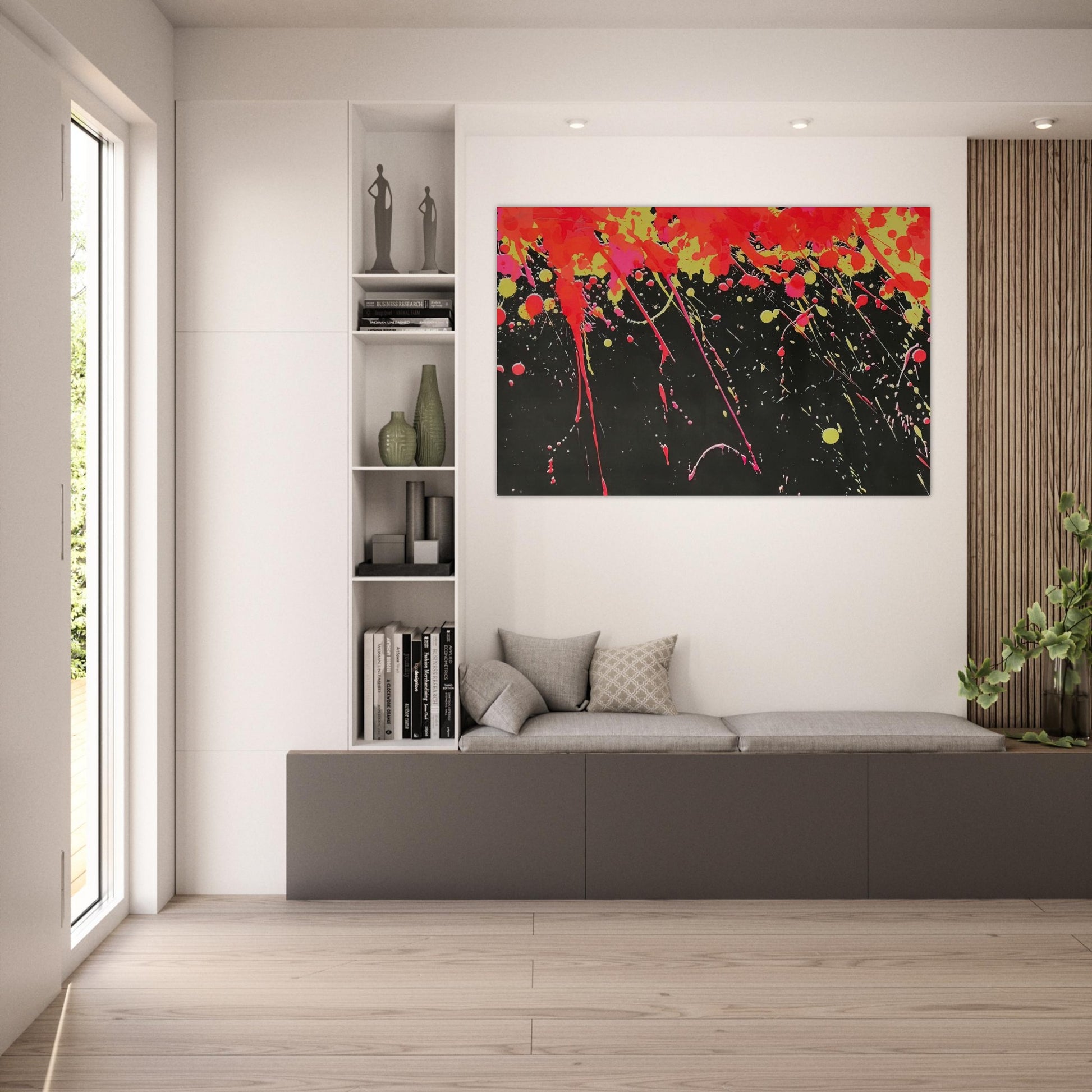 Fireworks - 1973 - Walasse Ting Art Prints - 100x150 cm / 40x60″ inches | Walasse Ting Poster | Walasse Ting Prints