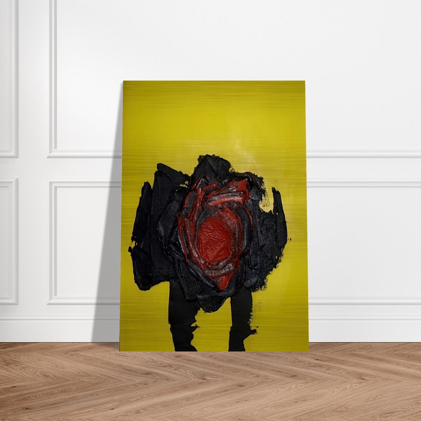 UNTITLED 1963 - Luis Feito Brushed Aluminum Print - 70x100 cm / 28x40 inches | Luis Feito Aluminum Print | Luis Feito Prints