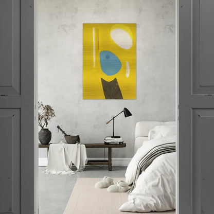 Three Rocks - 1949 - John Ferren Brushed Aluminum Print - 70x100 cm / 28x40 inches | John Ferren Aluminum Print | John Ferren Prints