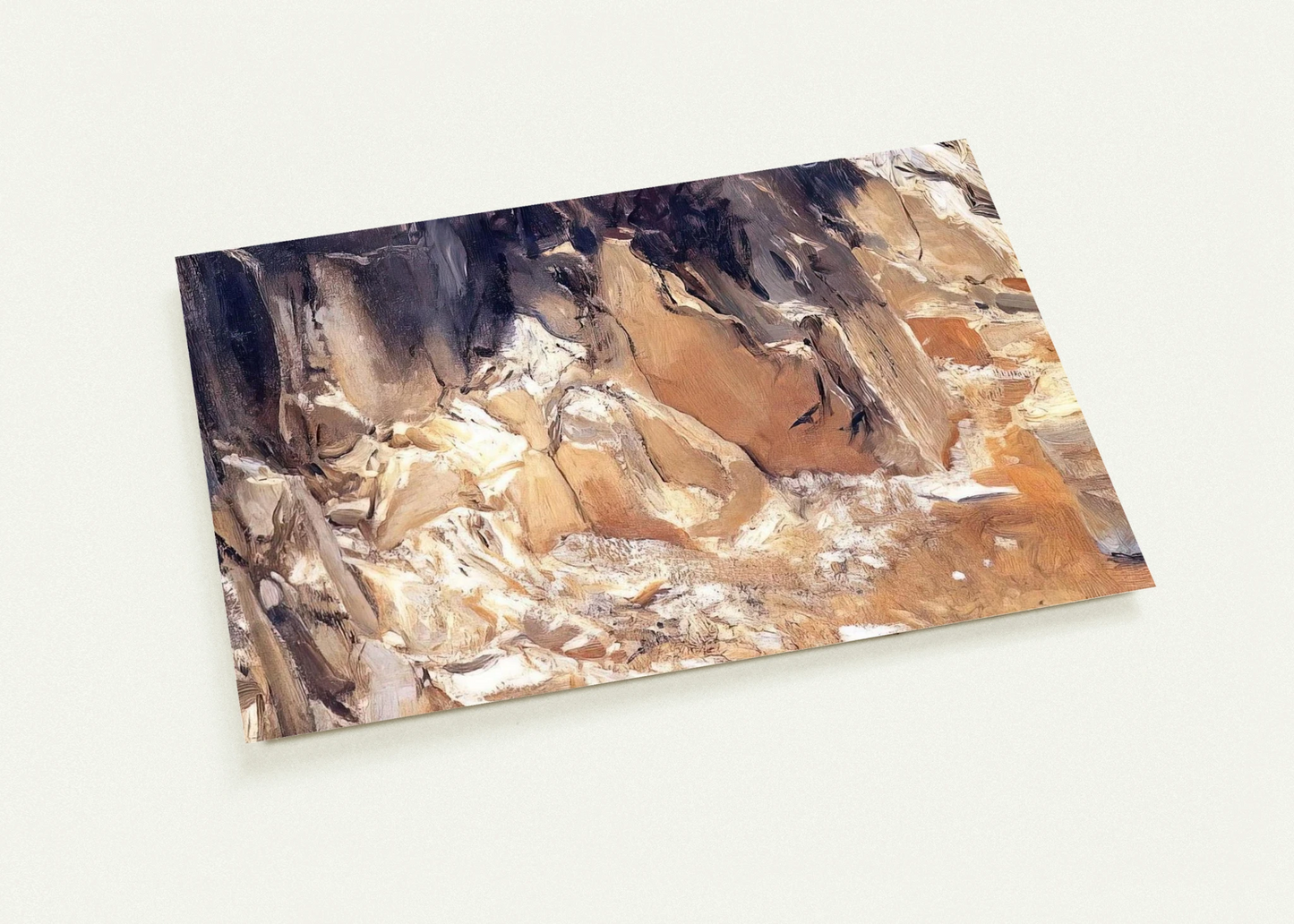 Marble Quarries at Carrara By John Singer Sargent Pack of 10 Post Cards | John Singer Sargent Post Cards | A6 (10.5 x 14.8 cm) - 4.1 x 5.8 inches
