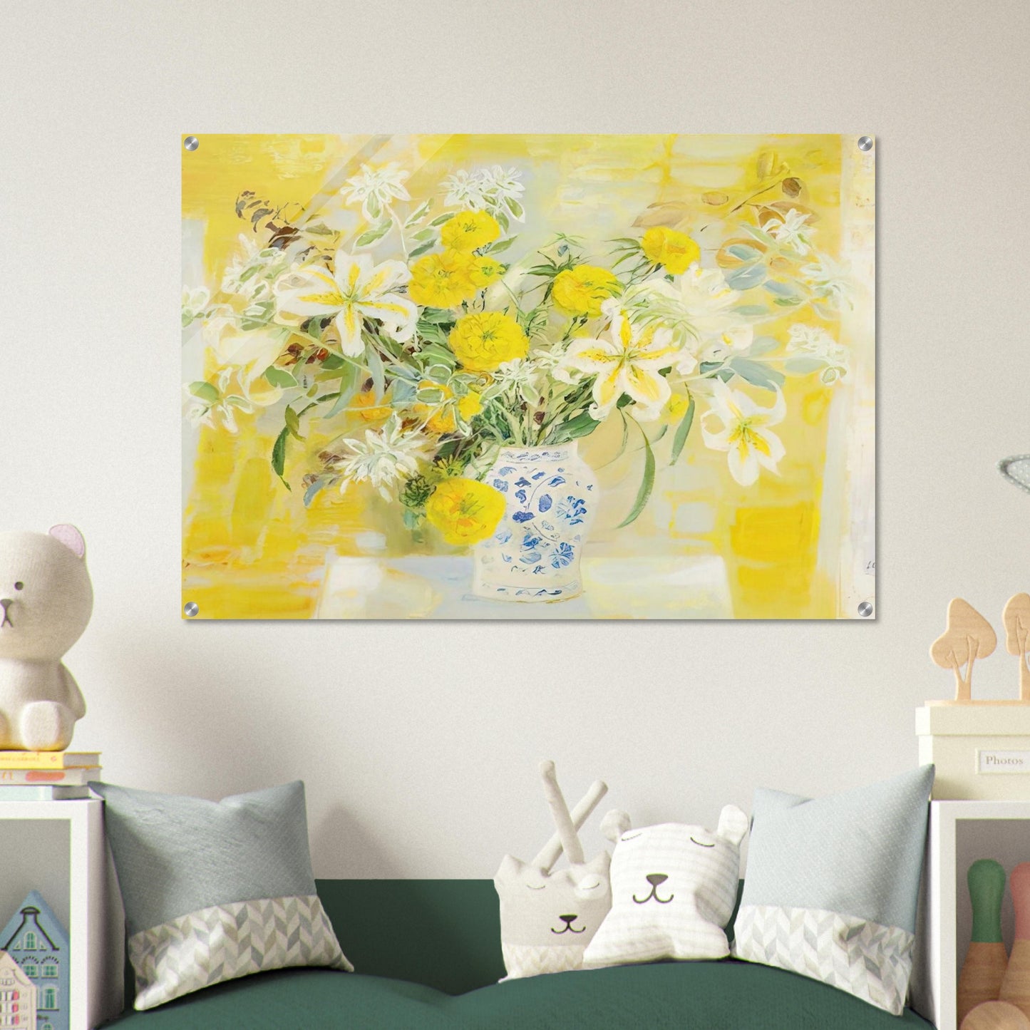 Fleurs - 1971 - Le Pho Acrylic Print - 70x100 cm / 28x40″ inches