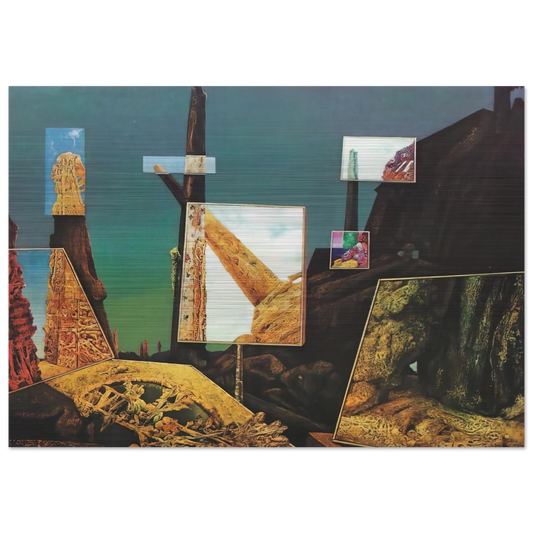 The Anti-Pope - Max Ernst Brushed Aluminum Print - 70x100 cm / 28x40 inches | Max Ernst Aluminum Print | Max Ernst Prints