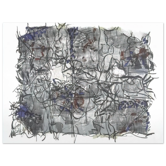 Jean-Paul Riopelle - Jute IV  75x100 cm / 30x40inches Fine Art Poster
