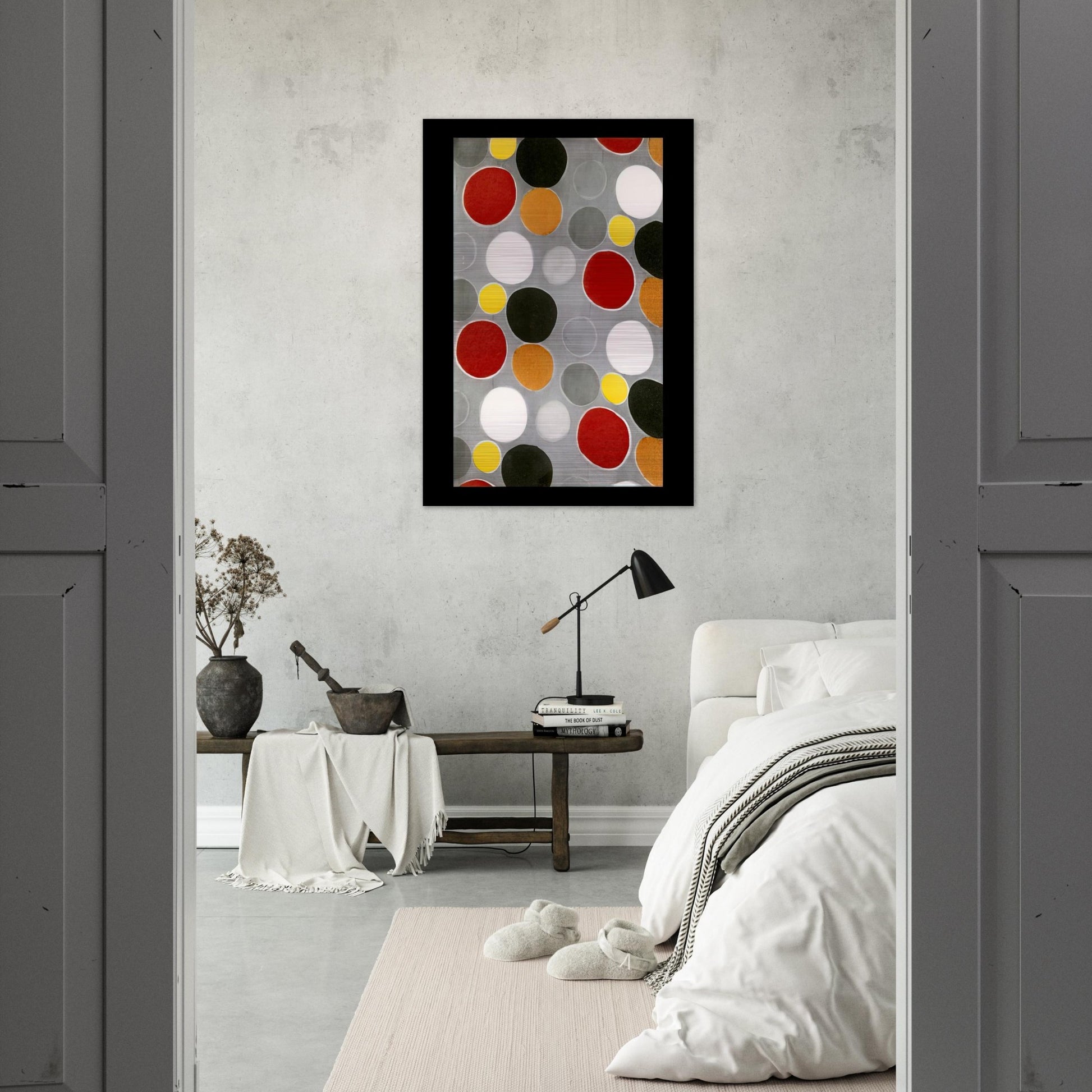 FABRIC PATTERN - Sonia Delaunay Brushed Aluminum Print - 70x100 cm / 28x40 inches | Sonia Delaunay Aluminum Print | Sonia Delaunay Prints