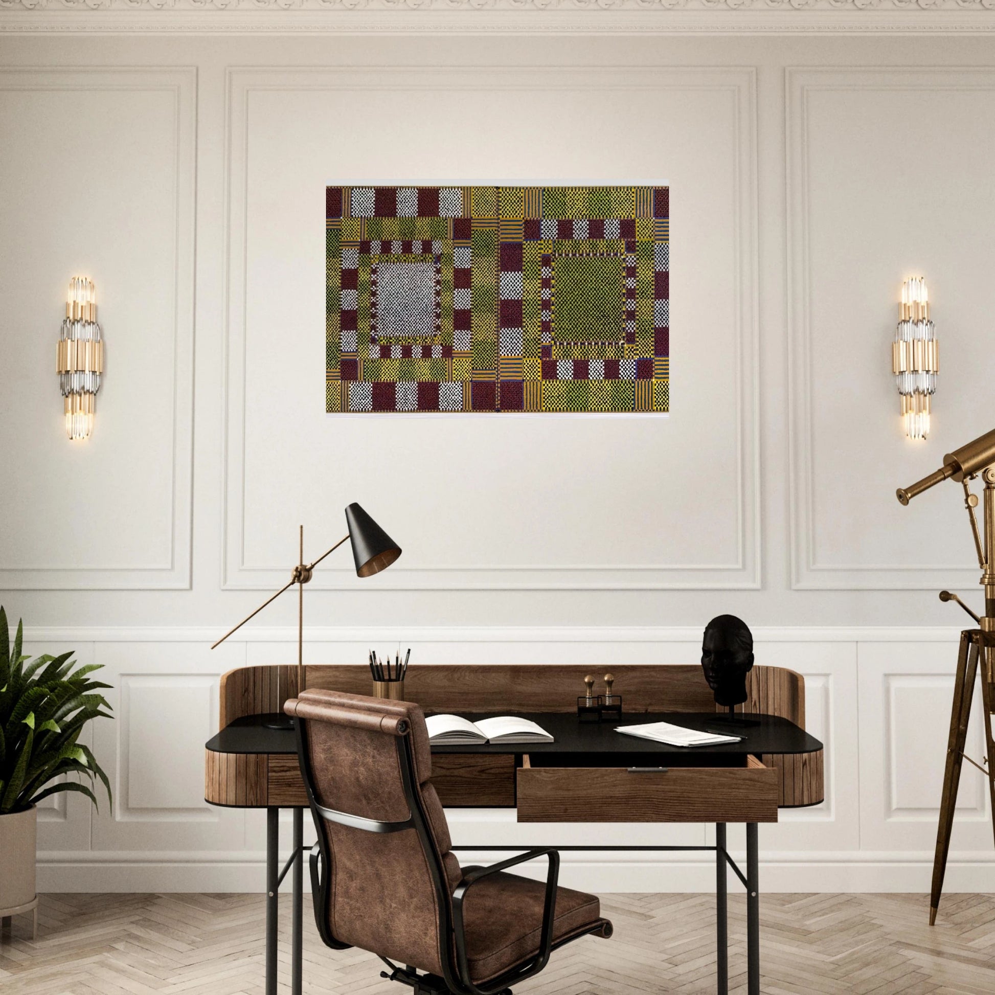 Timaeus III and IV - 1966 - Alfred Jensen Brushed Aluminum Print - 70x100 cm / 28x40 inches | Alfred Jensen Aluminum Print | Alfred Jensen Prints