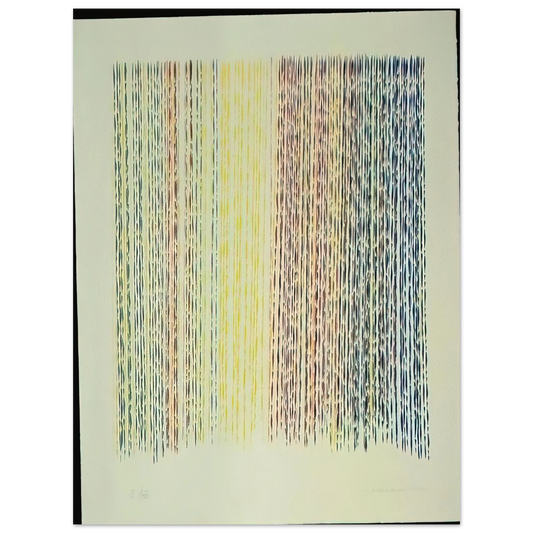 Piero Dorazio - Paplito della Luce - 1983  75x100 cm / 30x40inches Fine Art Poster