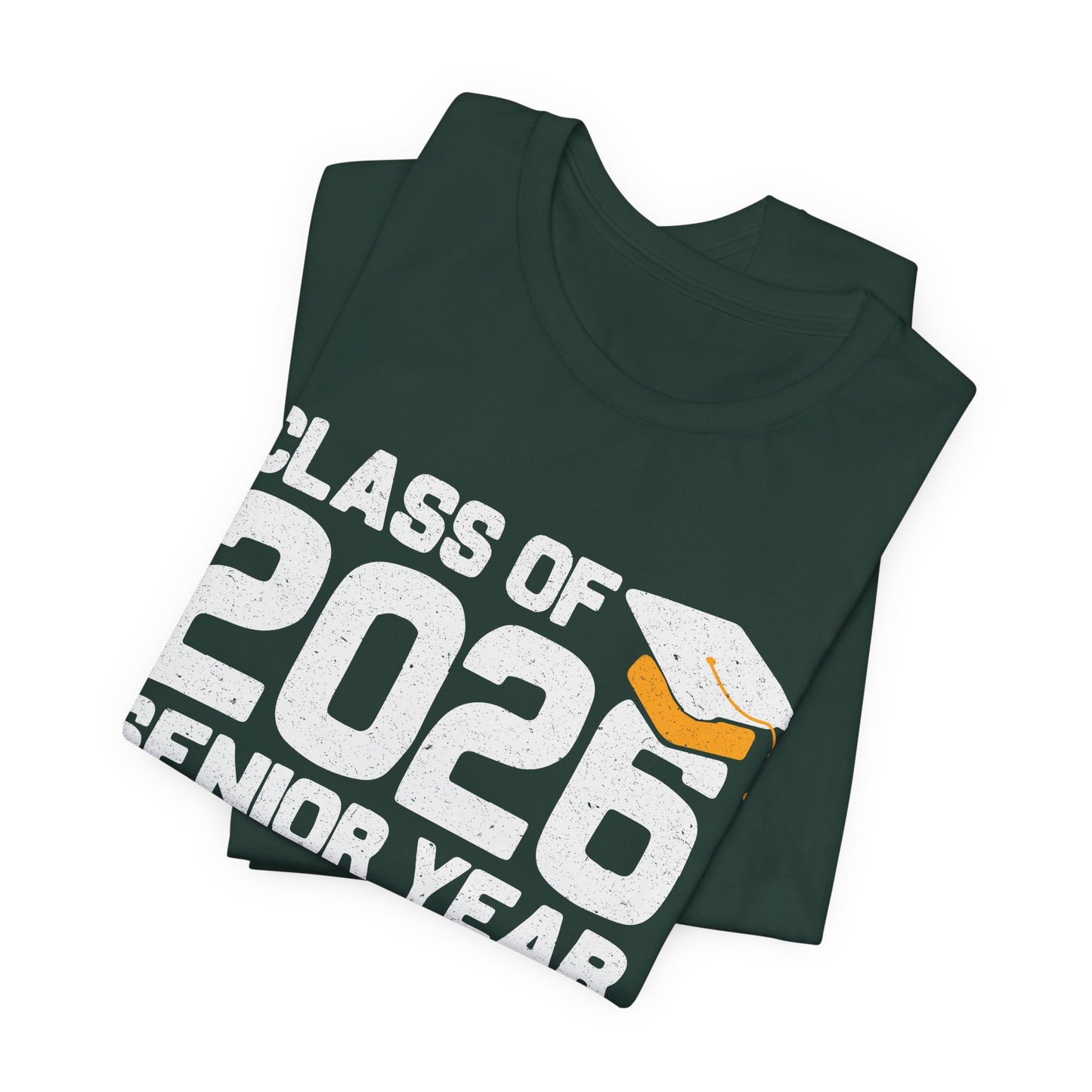 Klas van 2026 Laatstejaars T-shirt, Afstudeershirt, Unisex Afstudeergeschenk, Middelbare School Leerlingen Kleding, College Gebonden T-shirt