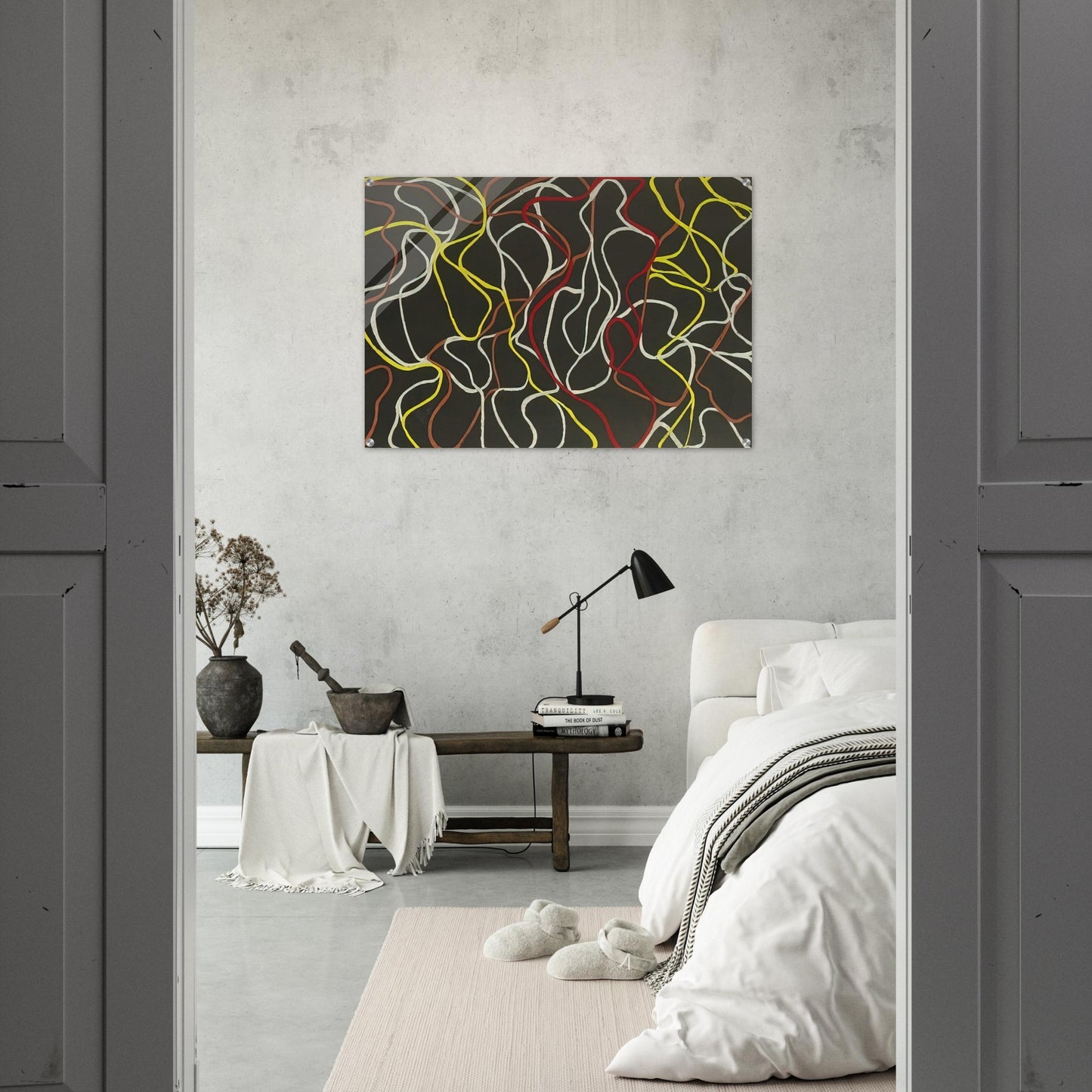 Beyond Eagles Mere 2 - 2001 - Brice Marden Acrylic Print - 70x100 cm / 28x40″ inches