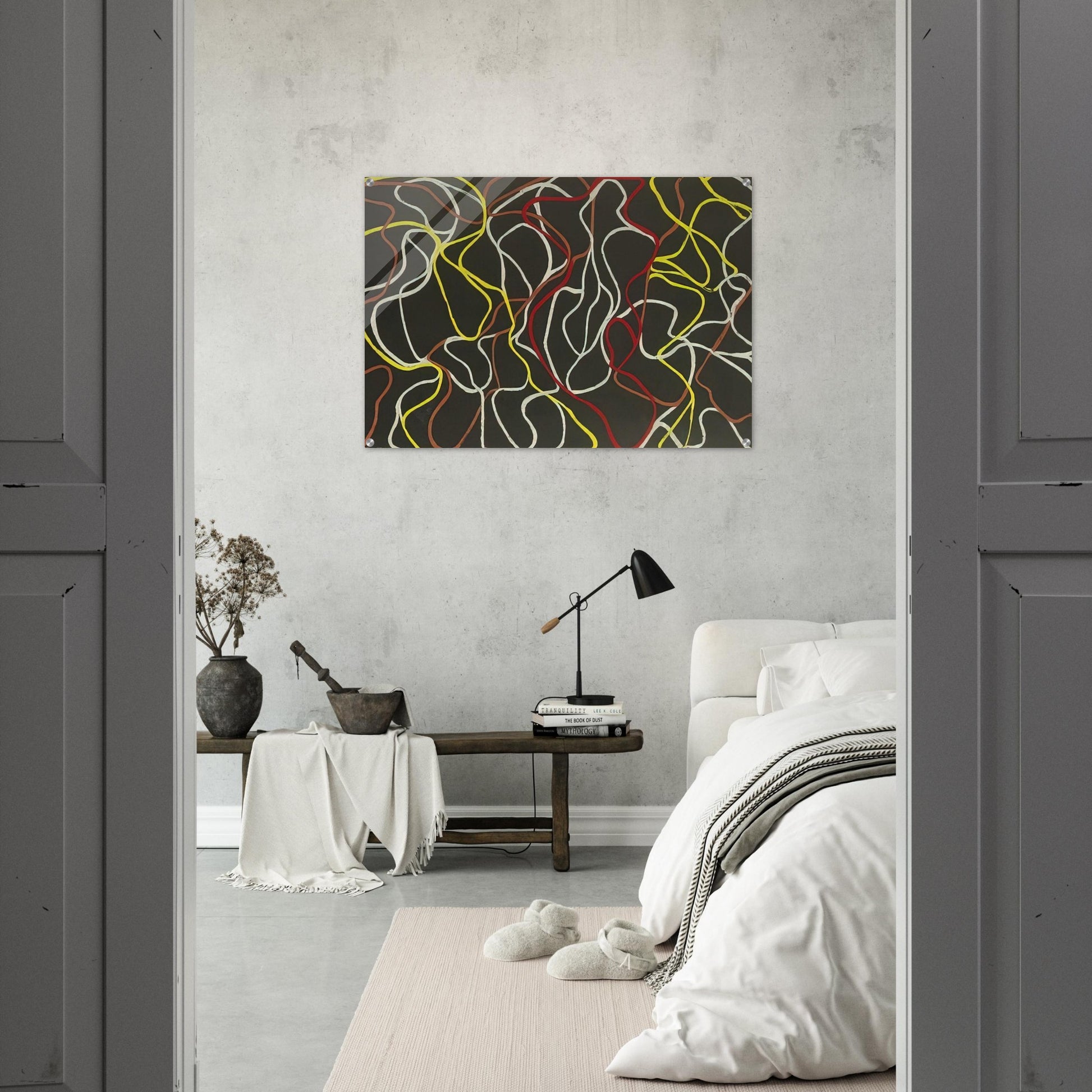Beyond Eagles Mere 2 - 2001 - Brice Marden Acrylic Print - 70x100 cm / 28x40″ inches