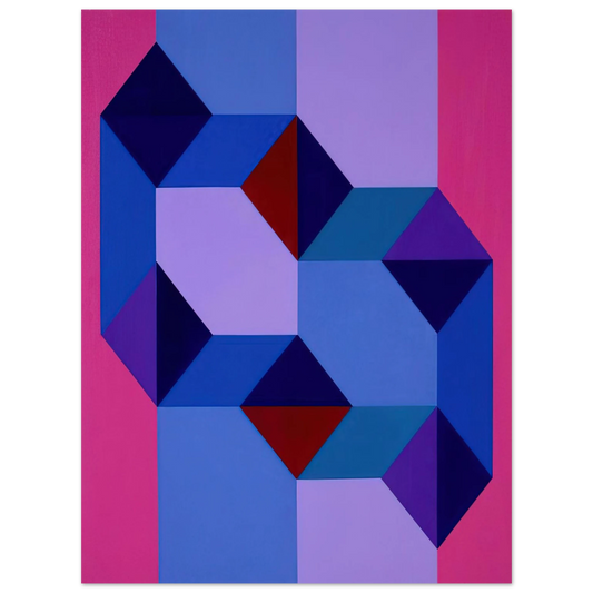 Tomas Maldonado - Untitled - Concretism  75x100 cm / 30x40inches Fine Art Poster
