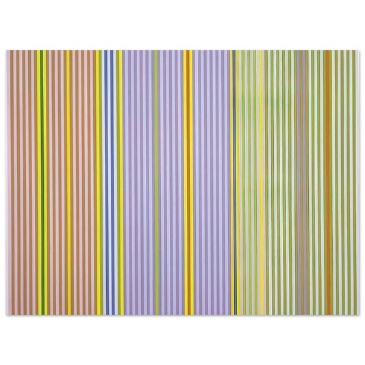 Gene Davis - Ianthe - 1969  75x100 cm / 30x40inches Fine Art Poster