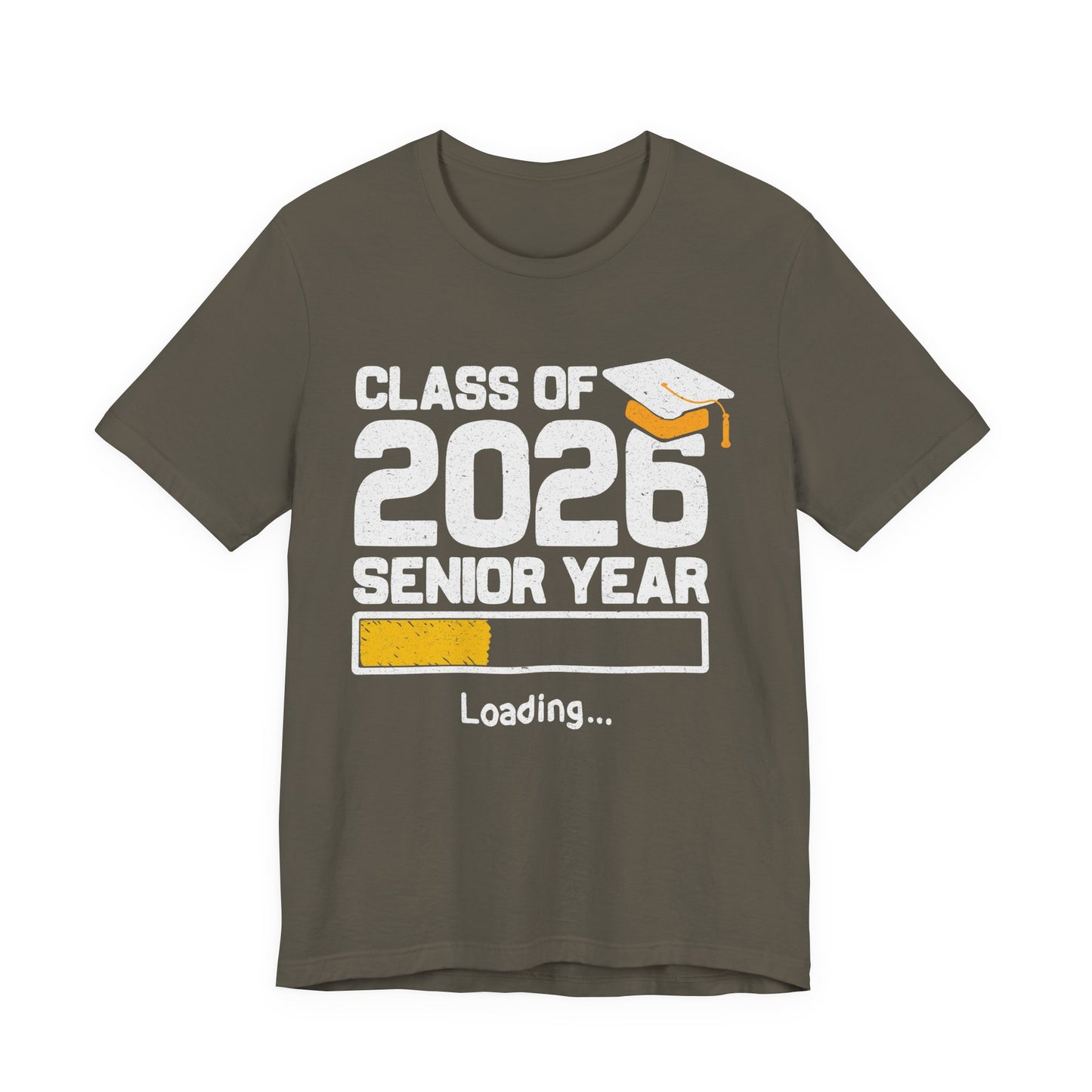 Klas van 2026 Laatstejaars T-shirt, Afstudeershirt, Unisex Afstudeergeschenk, Middelbare School Leerlingen Kleding, College Gebonden T-shirt