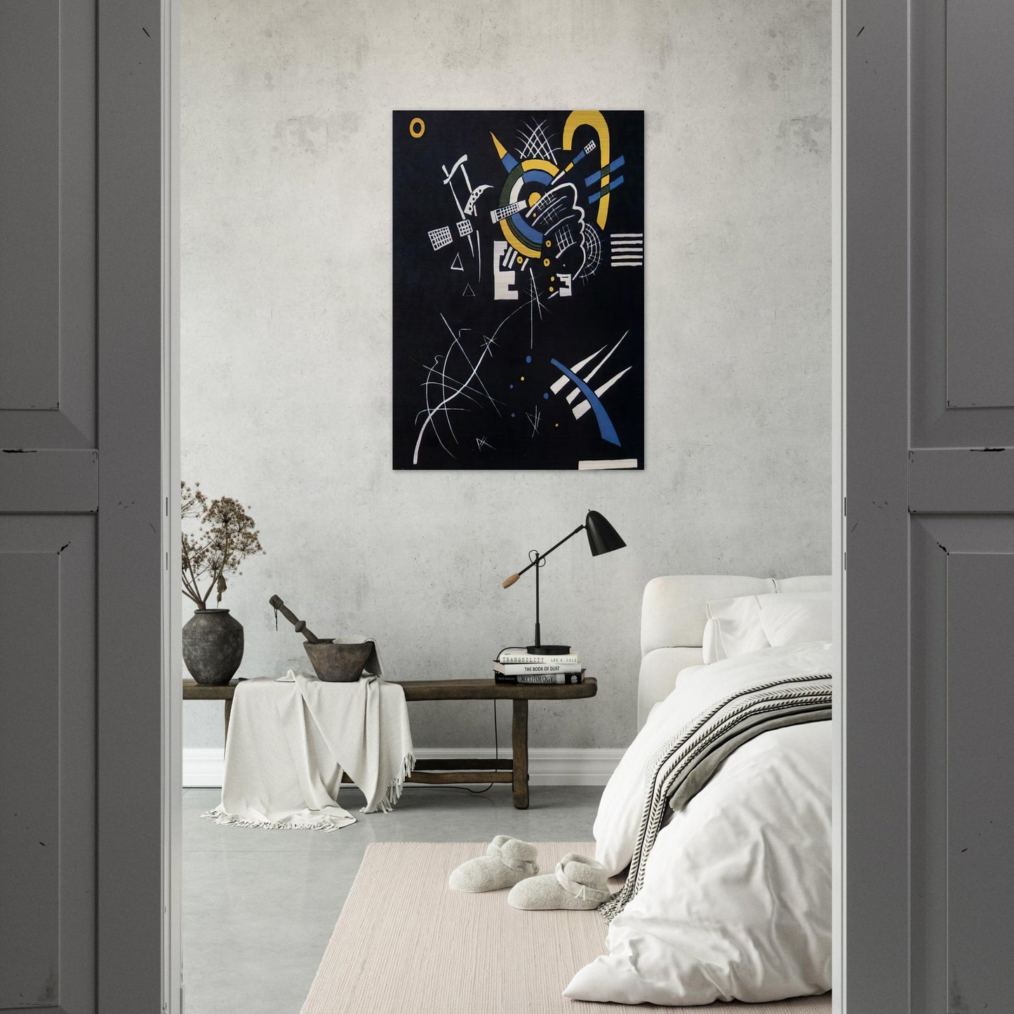 SMALL WORLDS VII 1922 - Wassily Kandinsky Brushed Aluminum Print - 70x100 cm / 28x40 inches | Wassily Kandinsky Aluminum Print | Wassily Kandinsky Prints