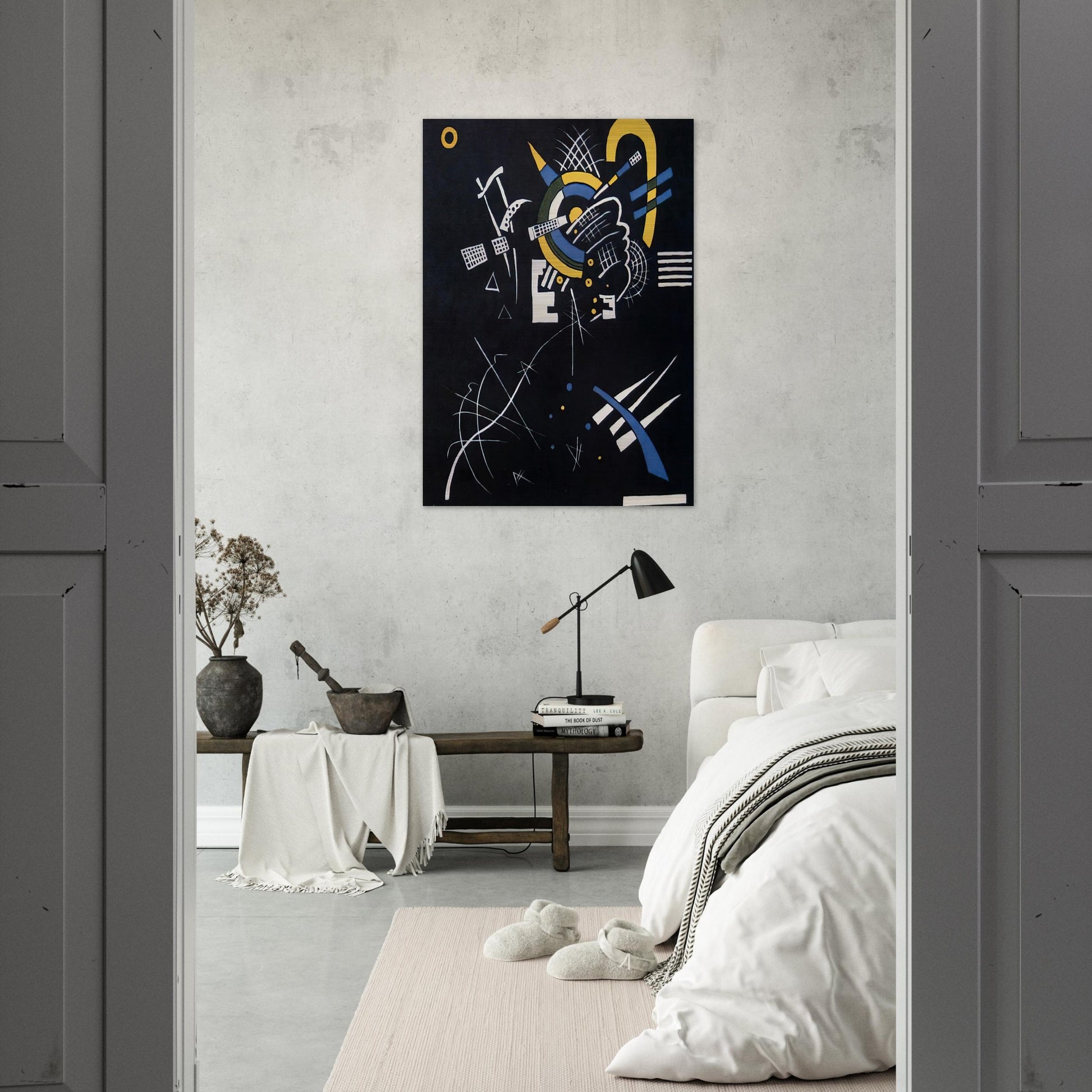 SMALL WORLDS VII 1922 - Wassily Kandinsky Brushed Aluminum Print - 70x100 cm / 28x40 inches | Wassily Kandinsky Aluminum Print | Wassily Kandinsky Prints