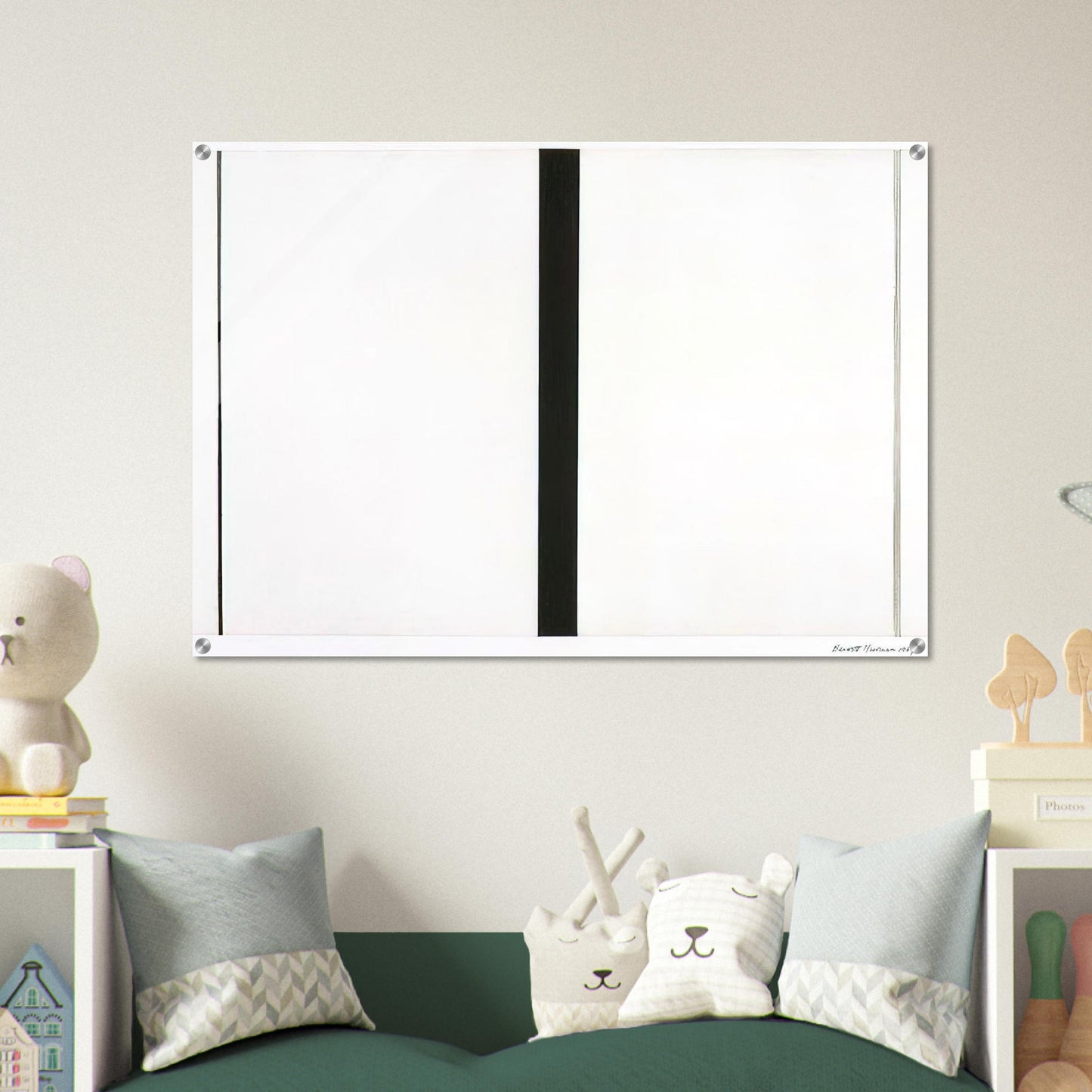 Untitled Etching #1 - Barnett Newman Acrylic Print - 70x100 cm / 28x40″ inches