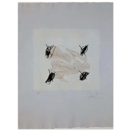 Antoni Tapies - PETRIFICADA PETRIFICANTE II 1978  75x100 cm / 30x40inches Fine Art Poster