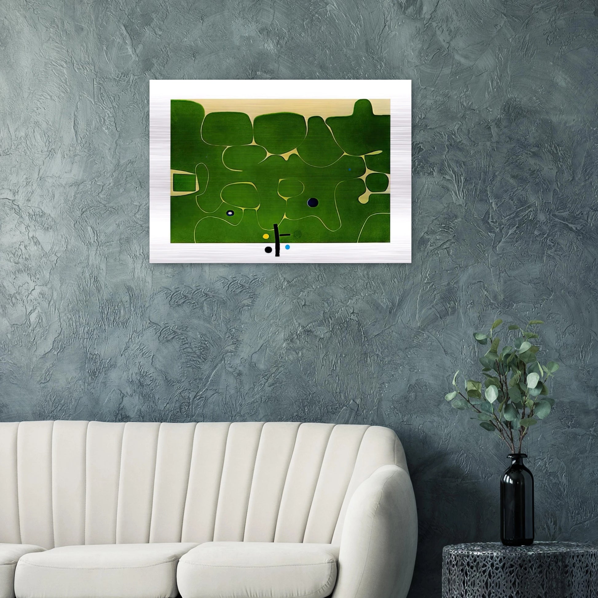 IL LABIRINTO DELLA PSICHE 1986 - Victor Pasmore Brushed Aluminum Print - 70x100 cm / 28x40 inches | Victor Pasmore Aluminum Print | Victor Pasmore Prints