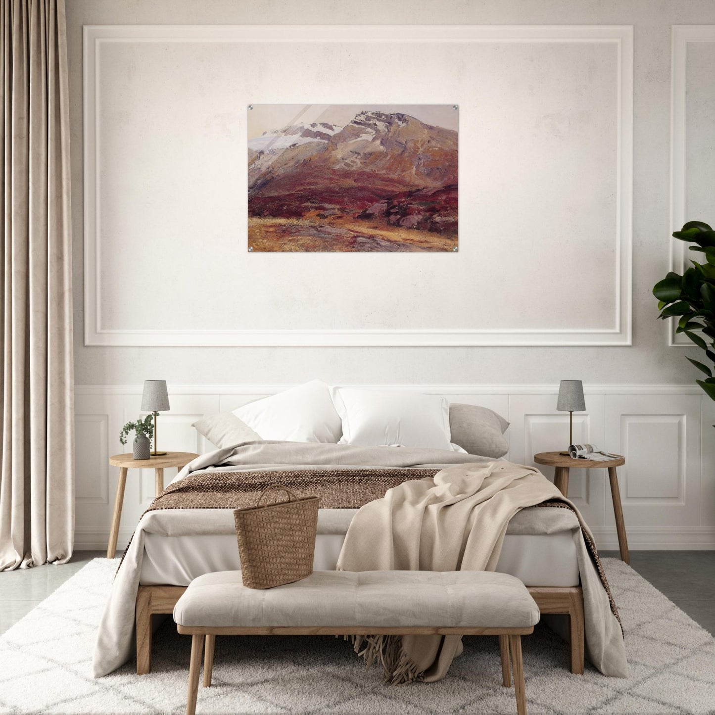 Coming Down from Mont Blanc - John Singer Sargent Acrylic Print - 70x100 cm / 28x40″ inches
