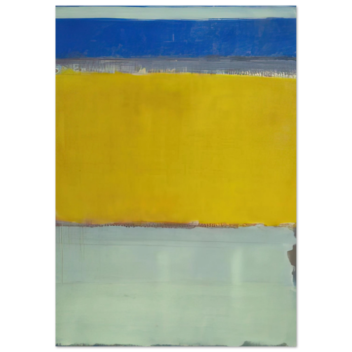 Mark Rothko - No.10 - 1950 Wall Art - 21x29.7 cm / 8x12" - Premium Wooden Framed Poster With Fine Art Paper-canvas - Black frame