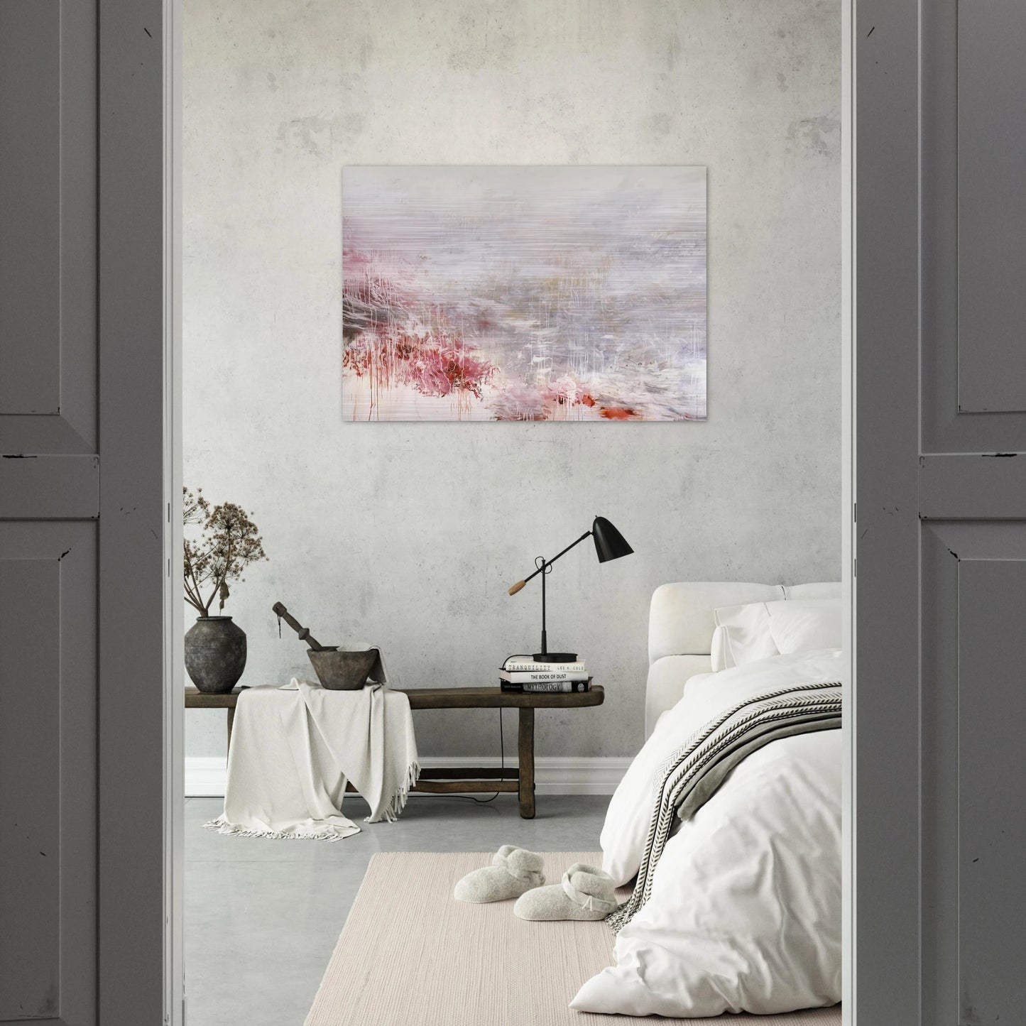 Hero and Leander  To Christopher Marlowe  [Rome] - Cy Twombly Brushed Aluminum Print - 70x100 cm / 28x40 inches | Cy Twombly Aluminum Print | Cy Twombly Prints
