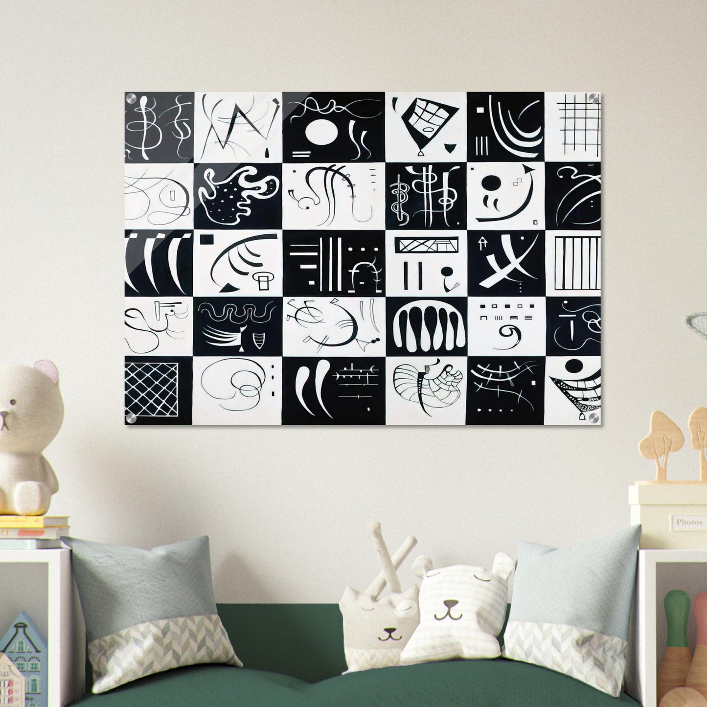 THIRTY 1937 - Wassily Kandinsky Acrylic Print - 70x100 cm / 28x40″ inches