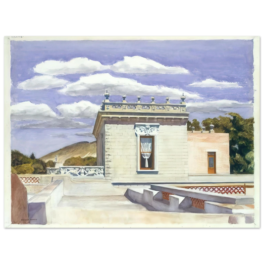 Edward Hopper - Saltillo Mansion Fine Art Poster