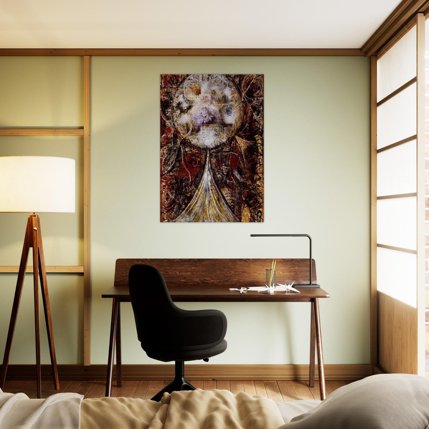 The Atom, One World - Richard Pousette-Dart Brushed Aluminum Print - 70x100 cm / 28x40 inches | Richard Pousette-Dart Aluminum Print | Richard Pousette-Dart Prints