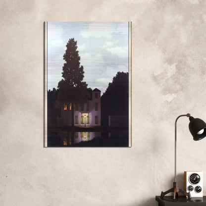 THE EMPIRE OF LIGHTS 1954 1 - Rene Magritte Brushed Aluminum Print - 70x100 cm / 28x40 inches | Rene Magritte Aluminum Print | Rene Magritte Prints
