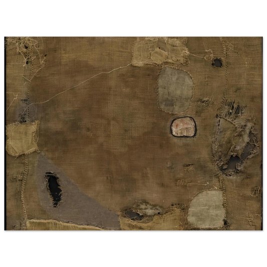 Alberto Burri - Sackcloth - 1953  75x100 cm / 30x40inches Fine Art Poster