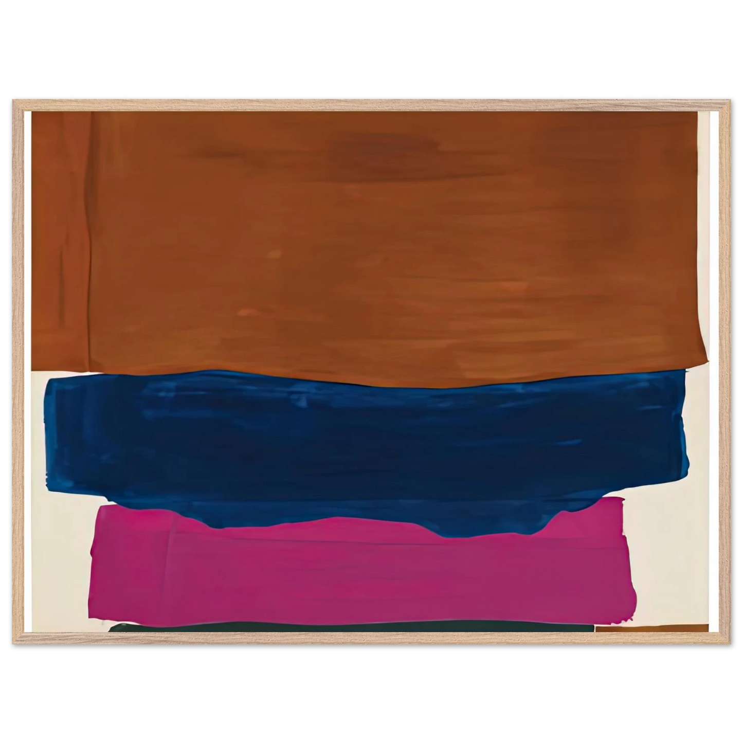 Helen Frankenthaler - Indian Summer, 1967- Wall Art - 30x40 cm / 12x16 inches - Fine Art Poster-canvas - -