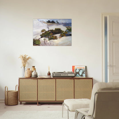 MAINE CLIFFS - Winslow Homer Brushed Aluminum Print - 70x100 cm / 28x40 inches | Winslow Homer Aluminum Print | Winslow Homer Prints