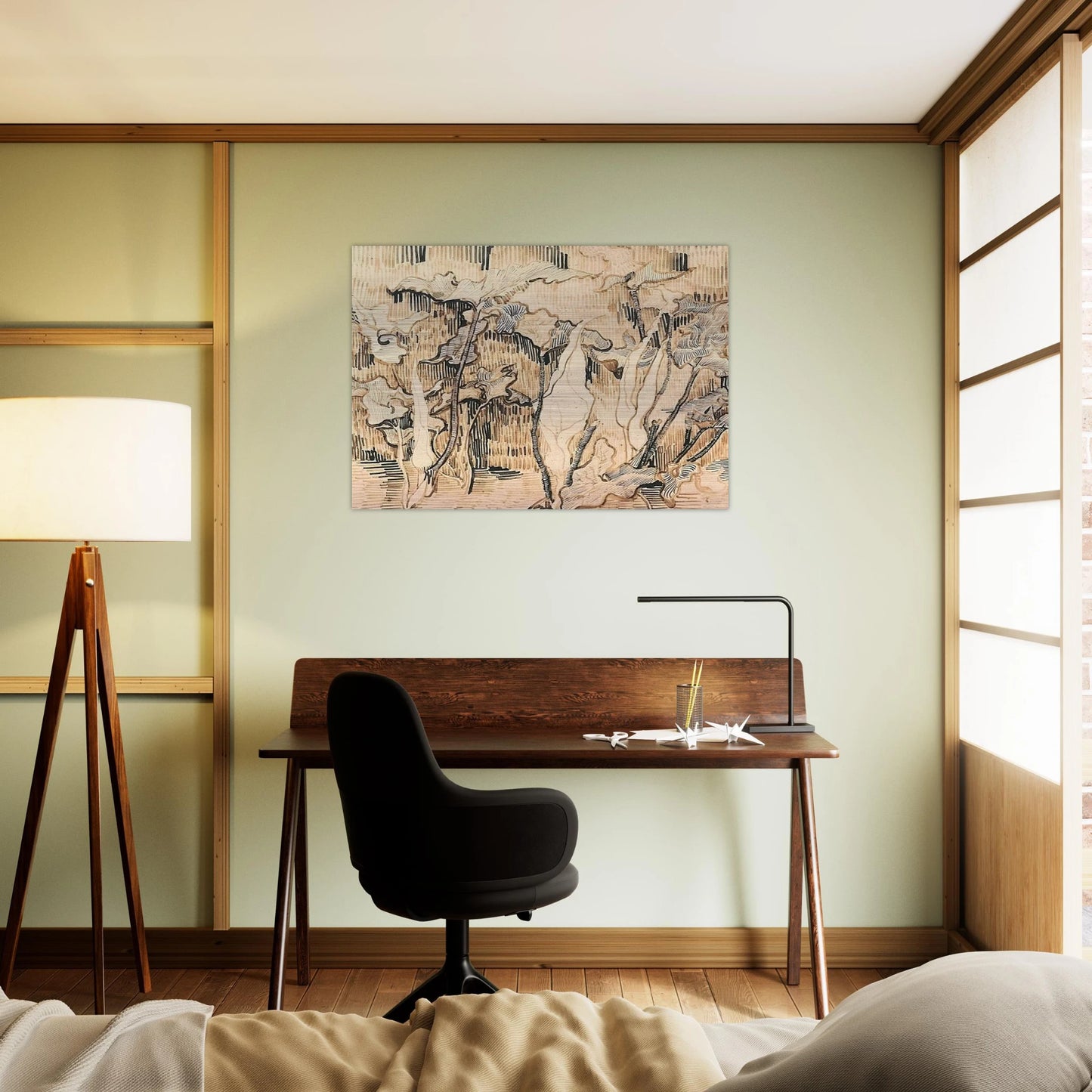 Arums - Vincent van Gogh Brushed Aluminum Print - 70x100 cm / 28x40 inches | Vincent van Gogh Aluminum Print | Vincent van Gogh Prints