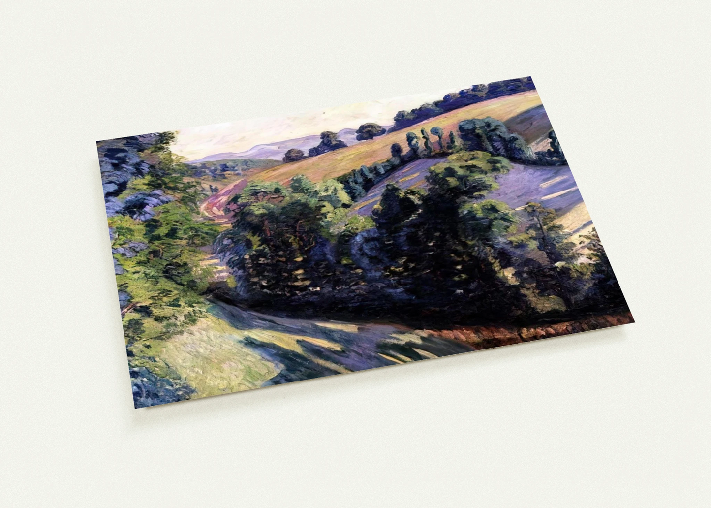 Landscape at Pontgibaud By Armand Guillaumin Pack of 10 Post Cards | Armand Guillaumin Post Cards | A6 (10.5 x 14.8 cm) - 4.1 x 5.8 inches
